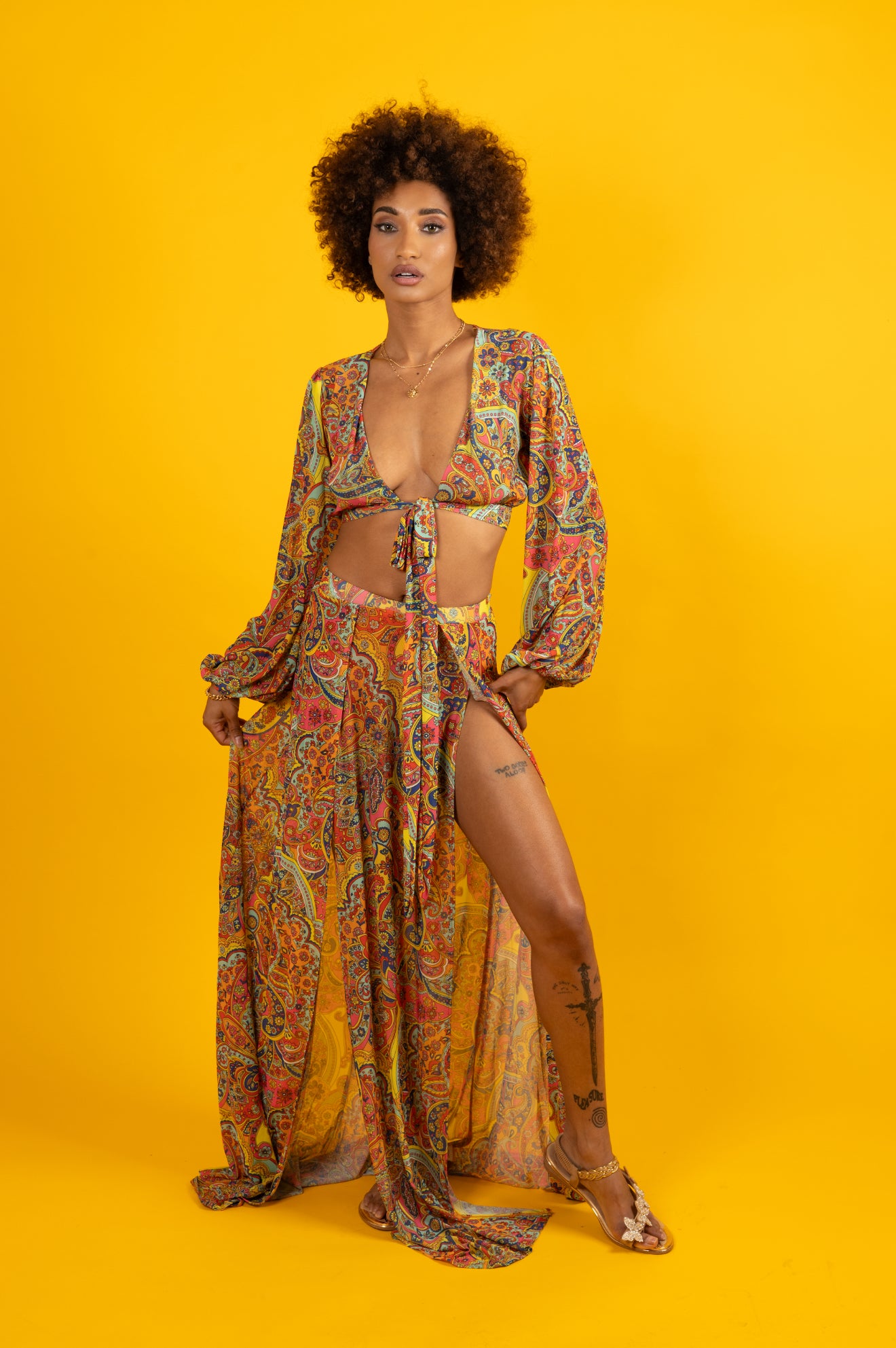 Chella 2pc Maxi Skirt Set