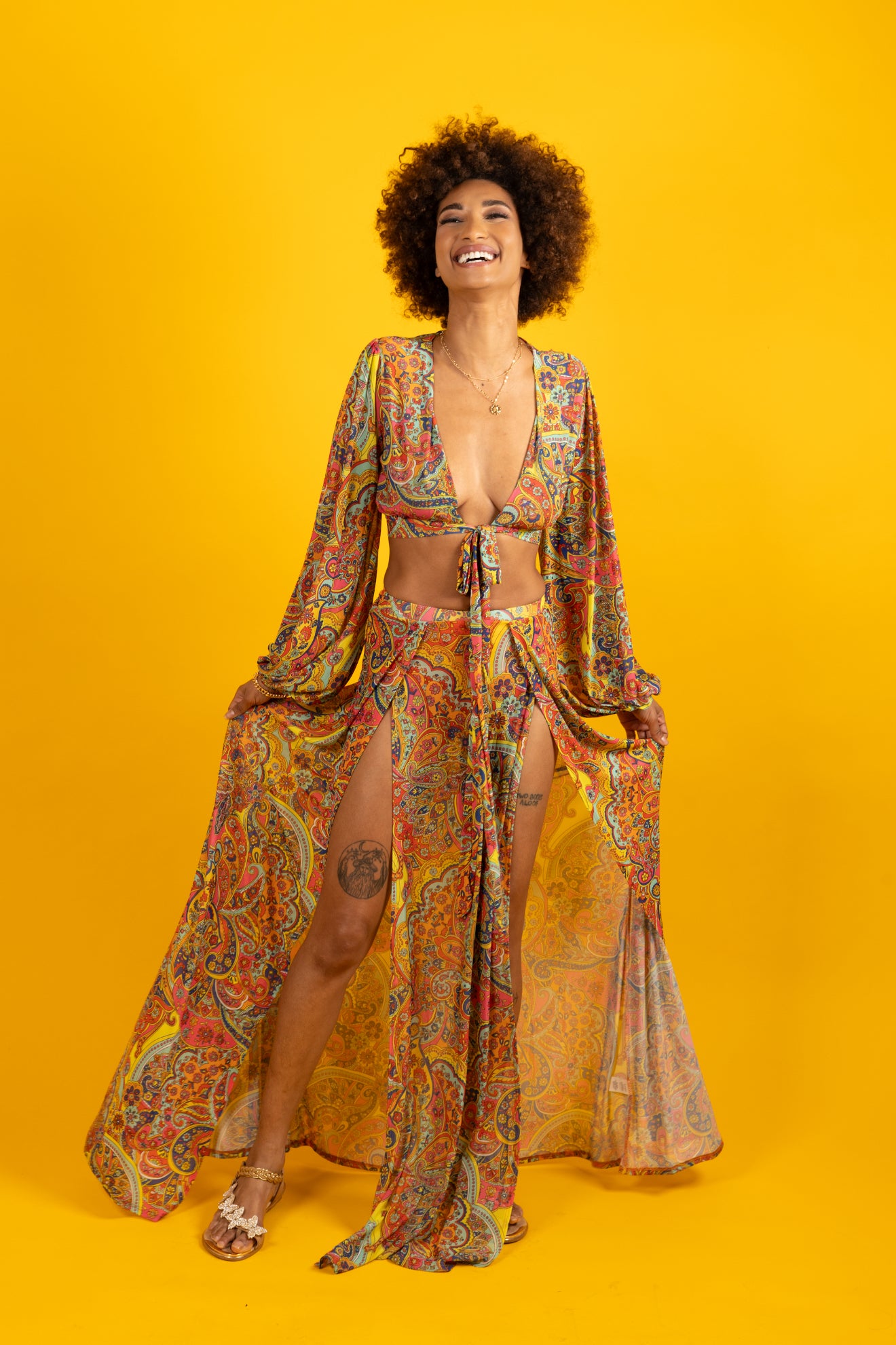 Chella 2pc Maxi Skirt Set