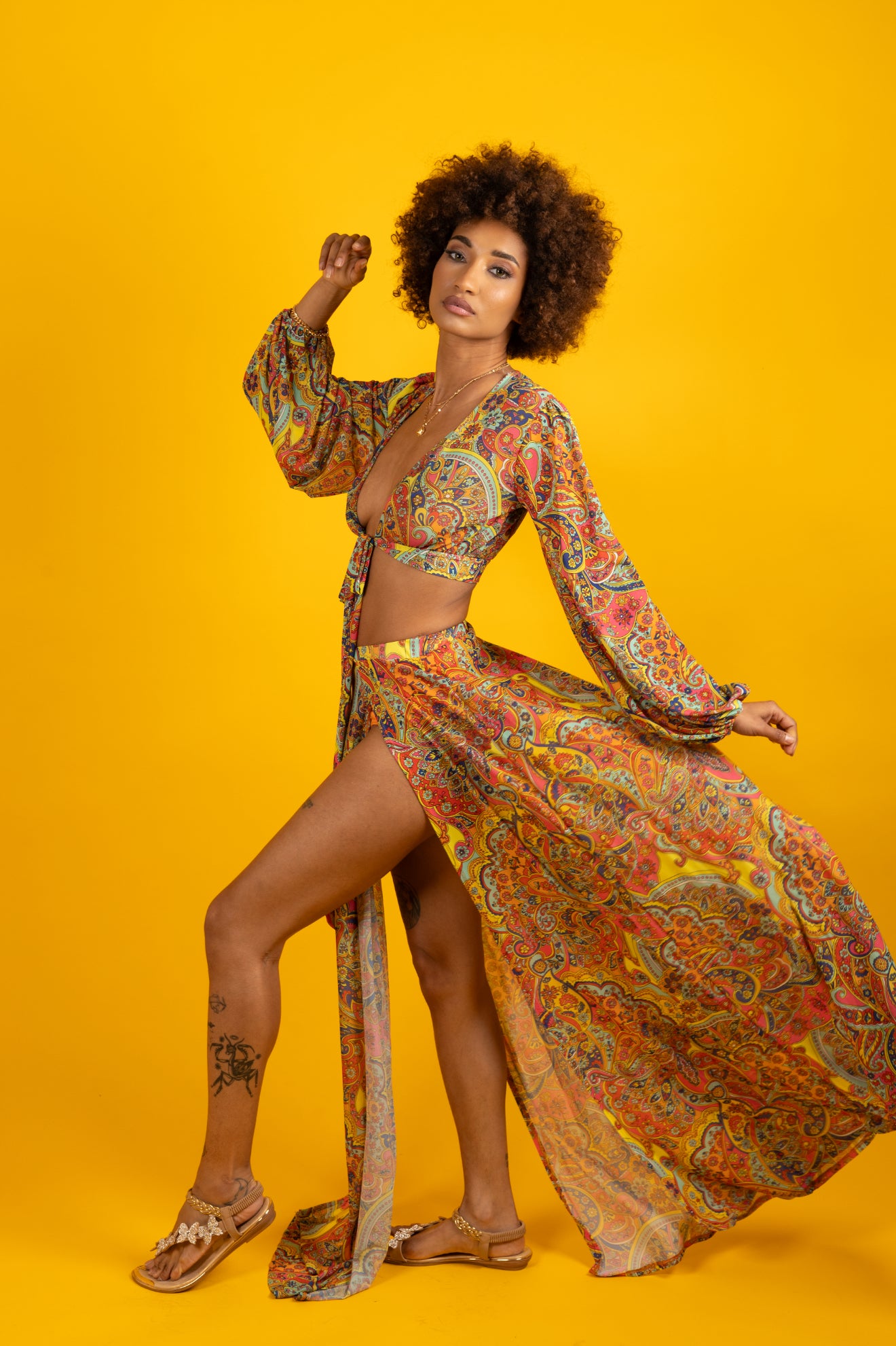 Chella 2pc Maxi Skirt Set